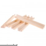 MonkeyJack 5 Pcs Wooden Letter Tile Trays Racks Holders for Wall Decor Arts & Crafts  B0789T1DKS